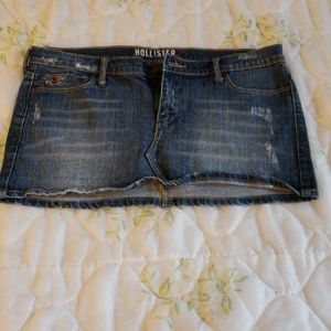 Hollister denim skirt